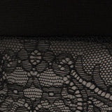 Must Mini Kleit Läbipaistva Pitsiga