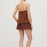 Liblikas Bandeau Wrap Mini Dress