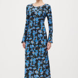 Lilleline Siid Midi Kleid