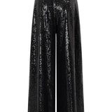 Sädelev Tüll Blazer ja Püksid Komplekt