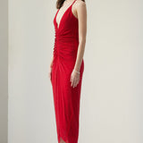 Diamante Rikkaliku Midi Dress