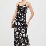 Lilleline Prindiga Slip Midi Kleid