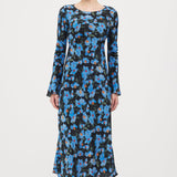 Lilleline Siid Midi Kleid