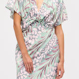 Lilleline Laineline Vöö Midi Kleid
