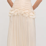 Kitsas Rinnatüki Rüüs Maxi Kleid