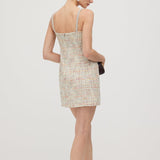 Decorative Boucle Mini Dress