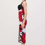 Patterned Jacquard Knit Midi Dress