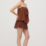 Liblikas Bandeau Wrap Mini Dress