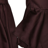 Rüüstatud satiinist mini kleit