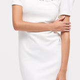 Kaunistatud Appliqué Lõike Midi Kleid