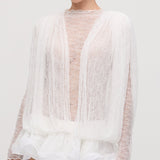 Mini Kleit Läbipaistva Pitsiga ja Volangidega