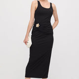 Käteta Vöökoht Midi Kleid