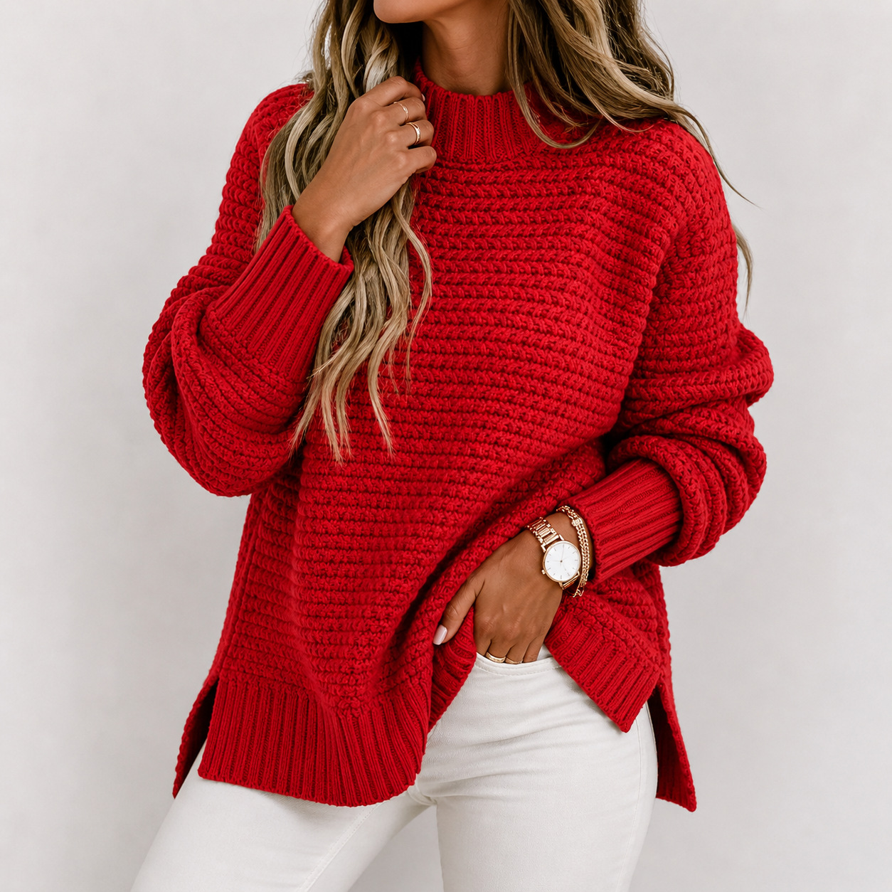 Laniyah – Vintage Stiilis Kootud Kampsun