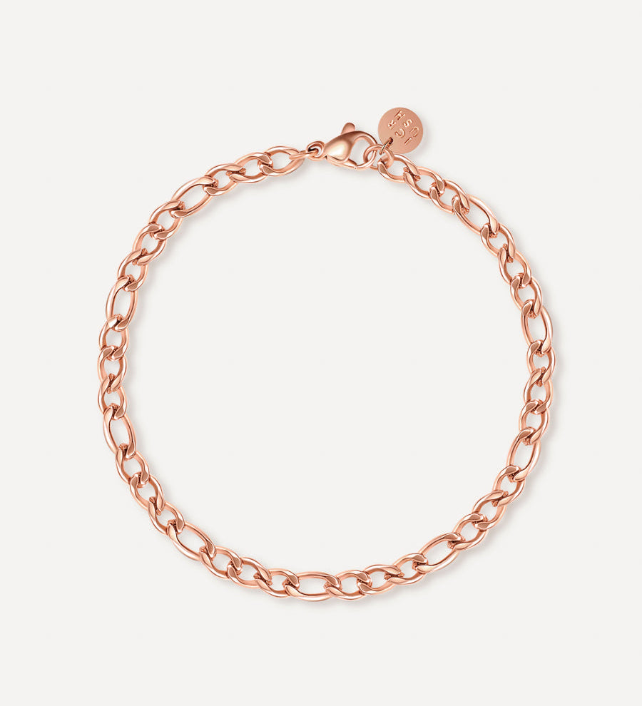 Figaro Terasest Käevõru" can be rewritten as "Figaro Stainless Steel Bracelet.