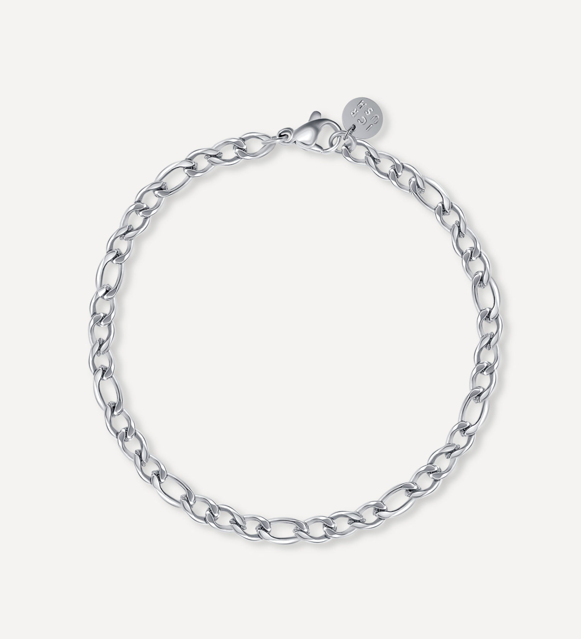 Figaro Terasest Käevõru" can be rewritten as "Figaro Stainless Steel Bracelet.