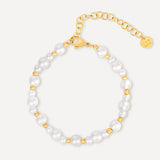 Helmed Pearl Bracelet