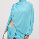 Asümmeetrilised Drapeeritud Mini Kleitide Komplekt