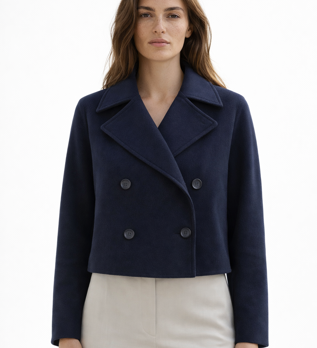 Blanka - Lühike topeltkinnisega jakk Šikk ülemine riietus