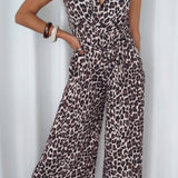LEO – Elegantne Pikk Plisseeritud Jumpsuit Naistele