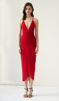 Diamante Rikkaliku Midi Dress