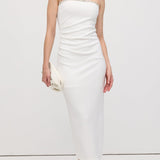 Teemantketiga Off Shoulder Midi Kleit