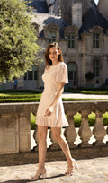 Mini A-Line Dress with Ruffles