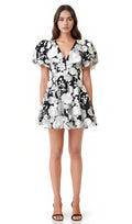 Must Have Black Mini Dress with Puff Sleeves