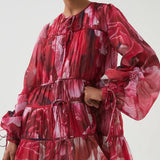 Mini Kleid mit Rüschendetails