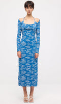 Lilleline Slim Split Midi Kleit