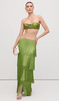 Roheline Bralette ja Kihtskirt Komplekt" could be rewritten as "Roheline Bralette ja Kihtskirt Set.