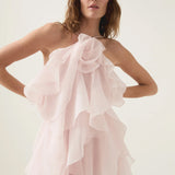 Halteri Layered Mini Dress