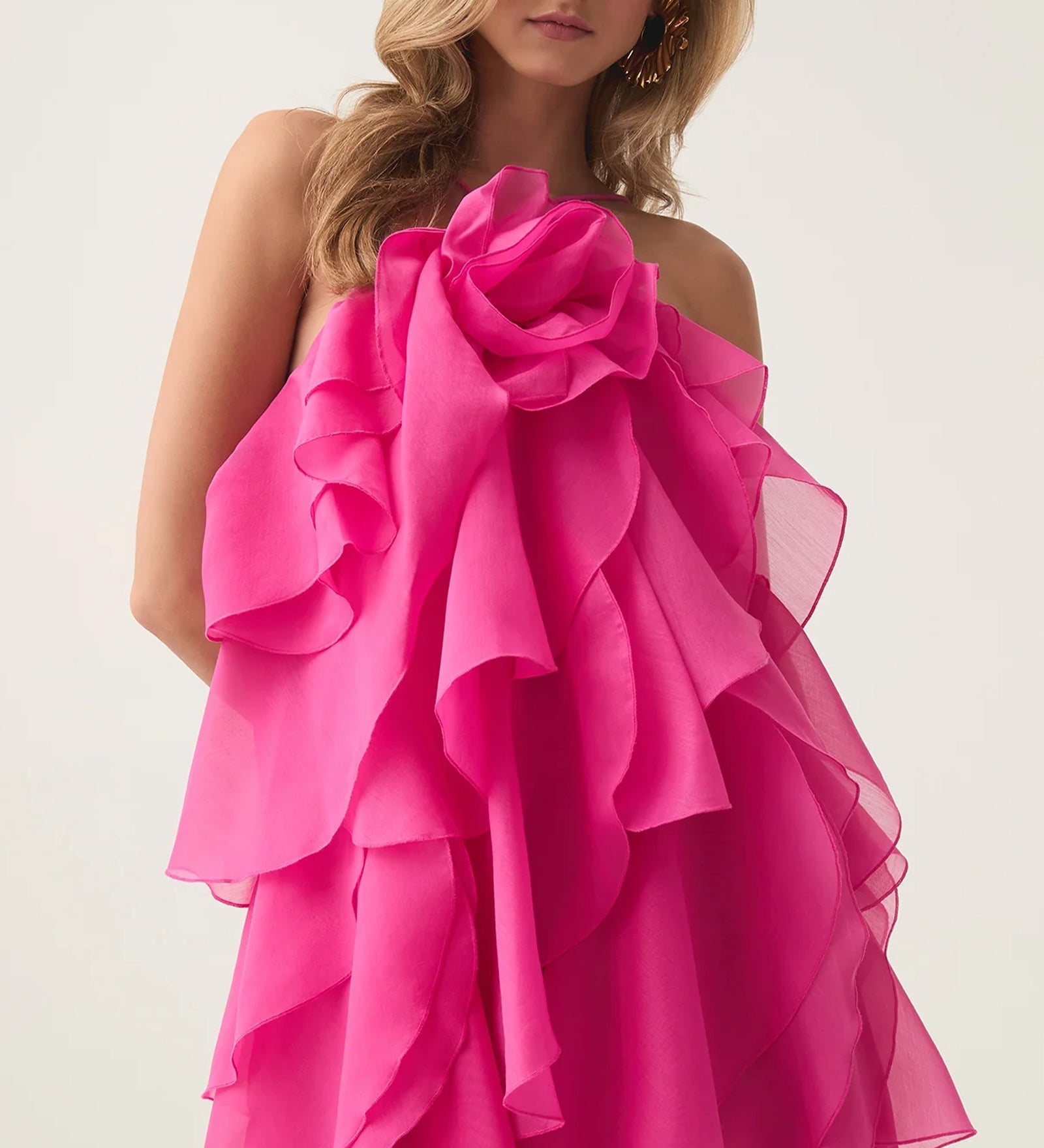 Halteri Layered Mini Dress
