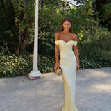 Bárbara | Maxi kleit satiinist ilma seljata