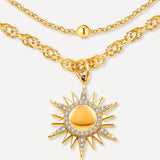 Elegant Klastri Shimmering Necklace