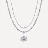 Elegant Klastri Shimmering Necklace