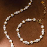Helmed Pearl Bracelet
