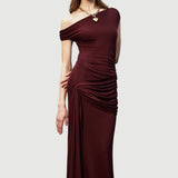 Mahagon Tugev Slinky Maxi Kleid mit Kalasaba