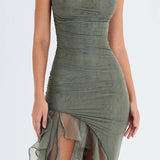 Veealune Rinnatükk Midi Kleid