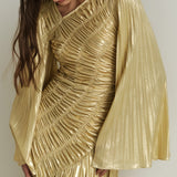 Metallic Maxi Dress