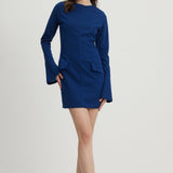 Sturdy Slim-Fit Hip-Hugging Mini Dress