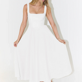 Aurora – Elegantne must midi-kleit