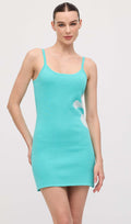 Trükitud Kootud Mini Kleid