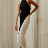 Kortsitud Halterneck Midi Bodycon Kleit