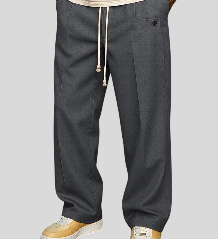 Edelhart - Elegantne Meeste Püksid Paelaga