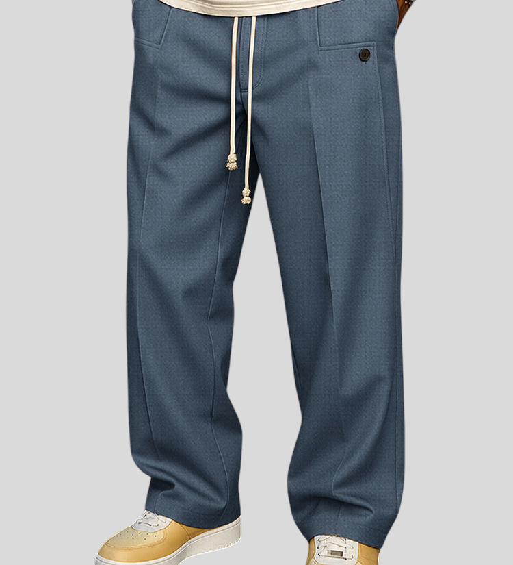 Edelhart - Elegantne Meeste Püksid Paelaga