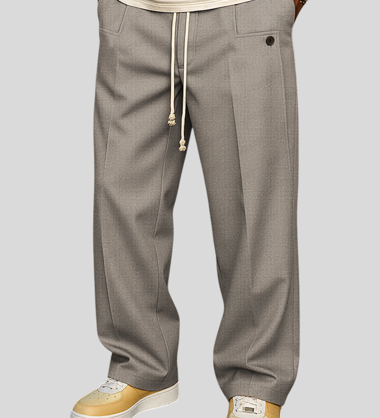 Edelhart - Elegantne Meeste Püksid Paelaga