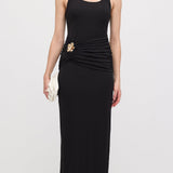 Käteta Vöökoht Midi Kleid