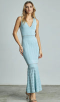 Veniv Midi Kleidiga, millel on Rhinestones