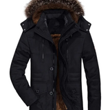 Pierre™ | Talvine puuvillane jakk kapuutsiga