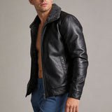 Nikola – Must nahkne jope